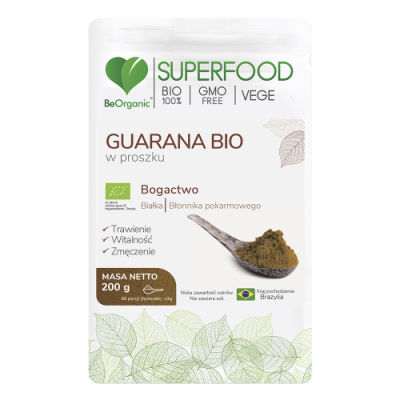 Guarana BIO w proszku 200g