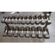 Zestaw hantli hex 2 x 2,5-25 kg (275kg) + Stojak
